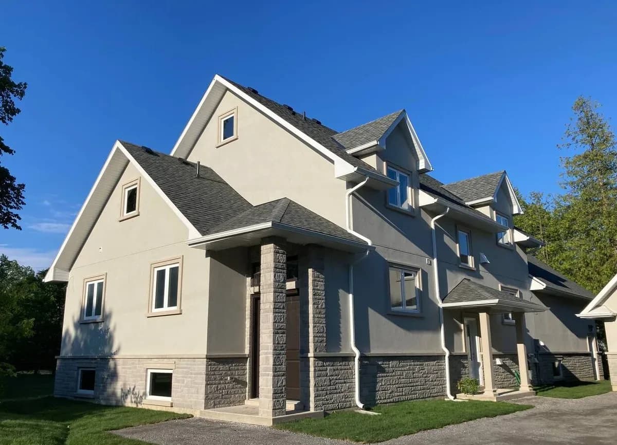 A Sherak Ltd roofing and siding project in Ontario