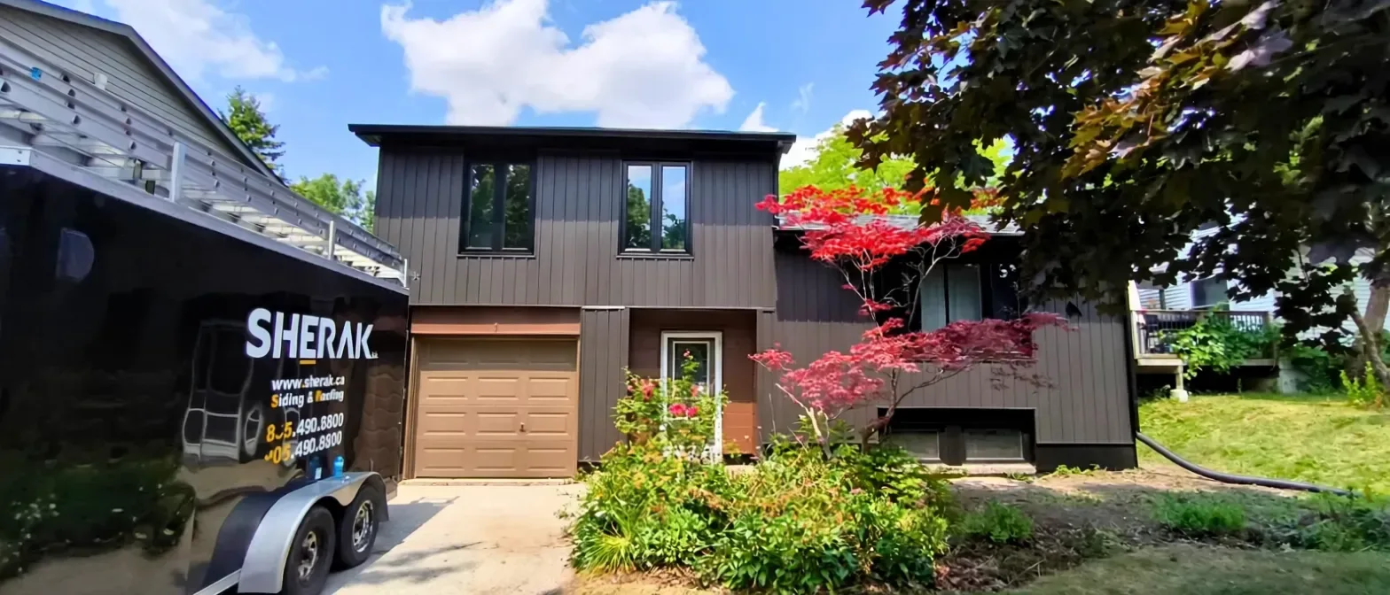 Magnolia Ave., Newmarket Project, Siding, Soffit, Fascia, Eavestrough installation photo 8